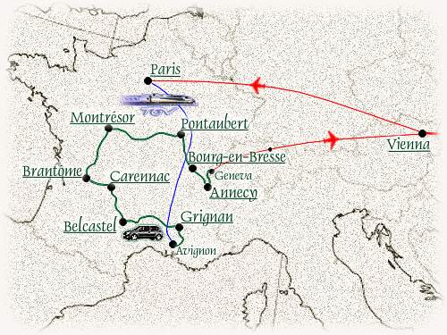Click on an underlined Placename